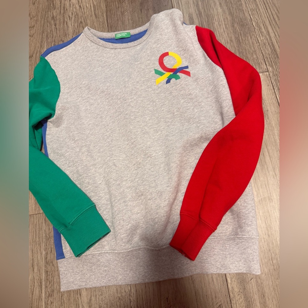 United colors of Benetton Colorful kids sweatshirt size xl